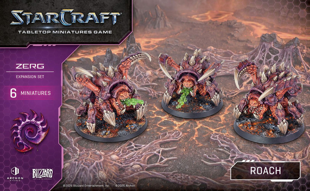 StarCraft Tabletop Miniatures Game: Zerg - Roach *Expected Release Date of Q3 2026*