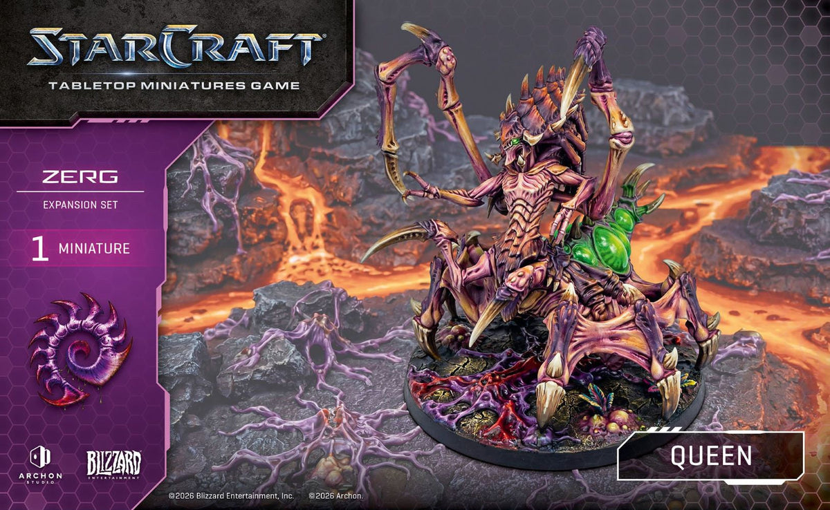 StarCraft Tabletop Miniatures Game: Zerg - Queen *Expected Release Date of Q3 2026*