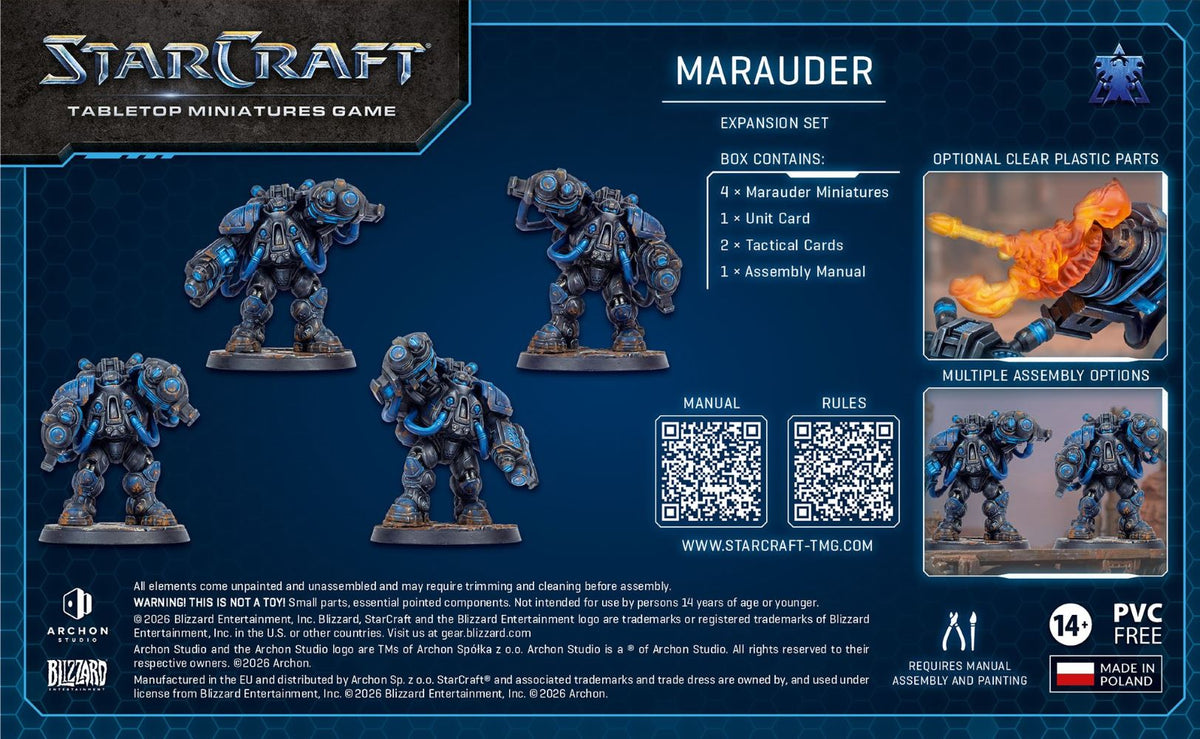 StarCraft Tabletop Miniatures Game: Terran - Marauder *Expected Release Date of Q3 2026*
