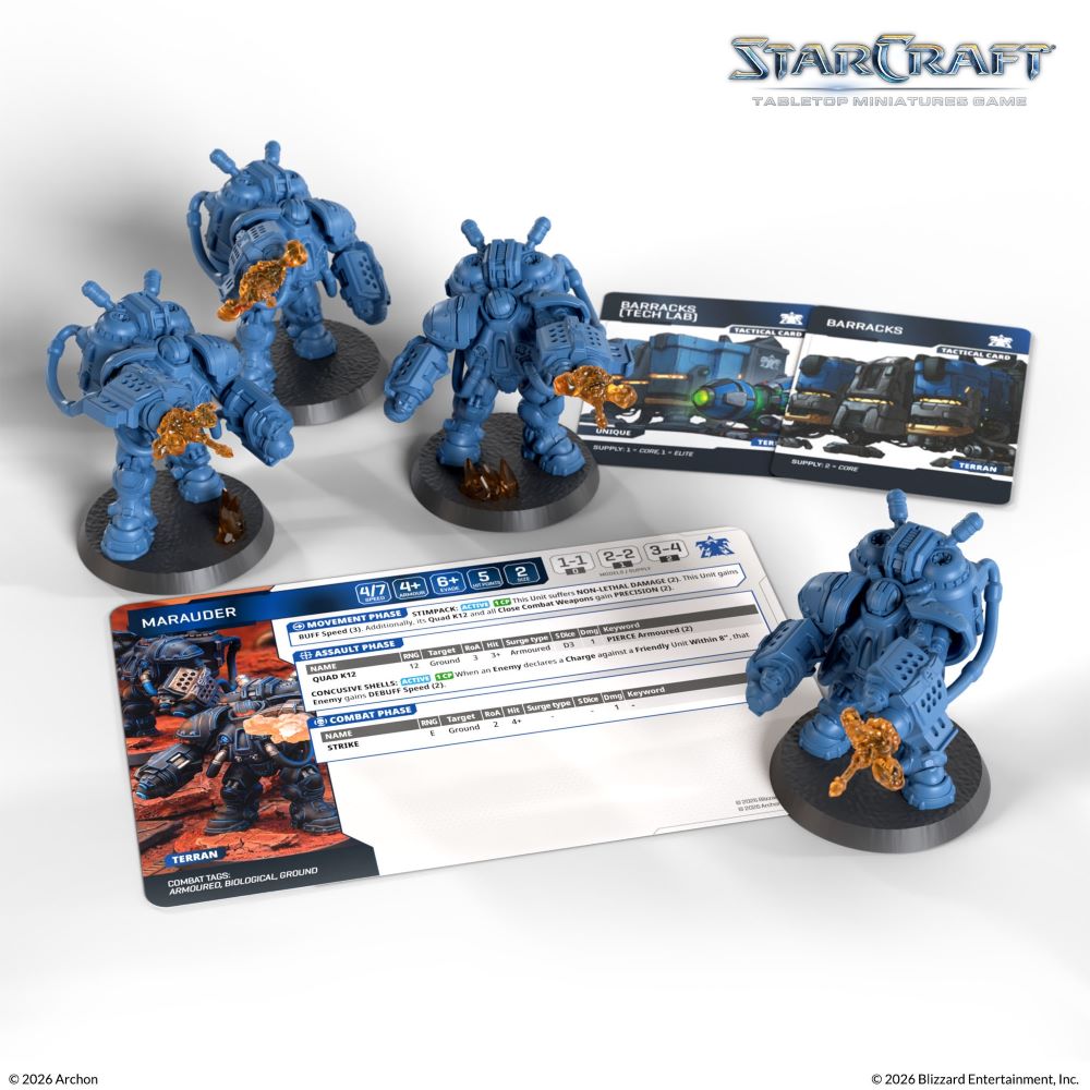 StarCraft Tabletop Miniatures Game: Terran - Marauder *Expected Release Date of Q3 2026*