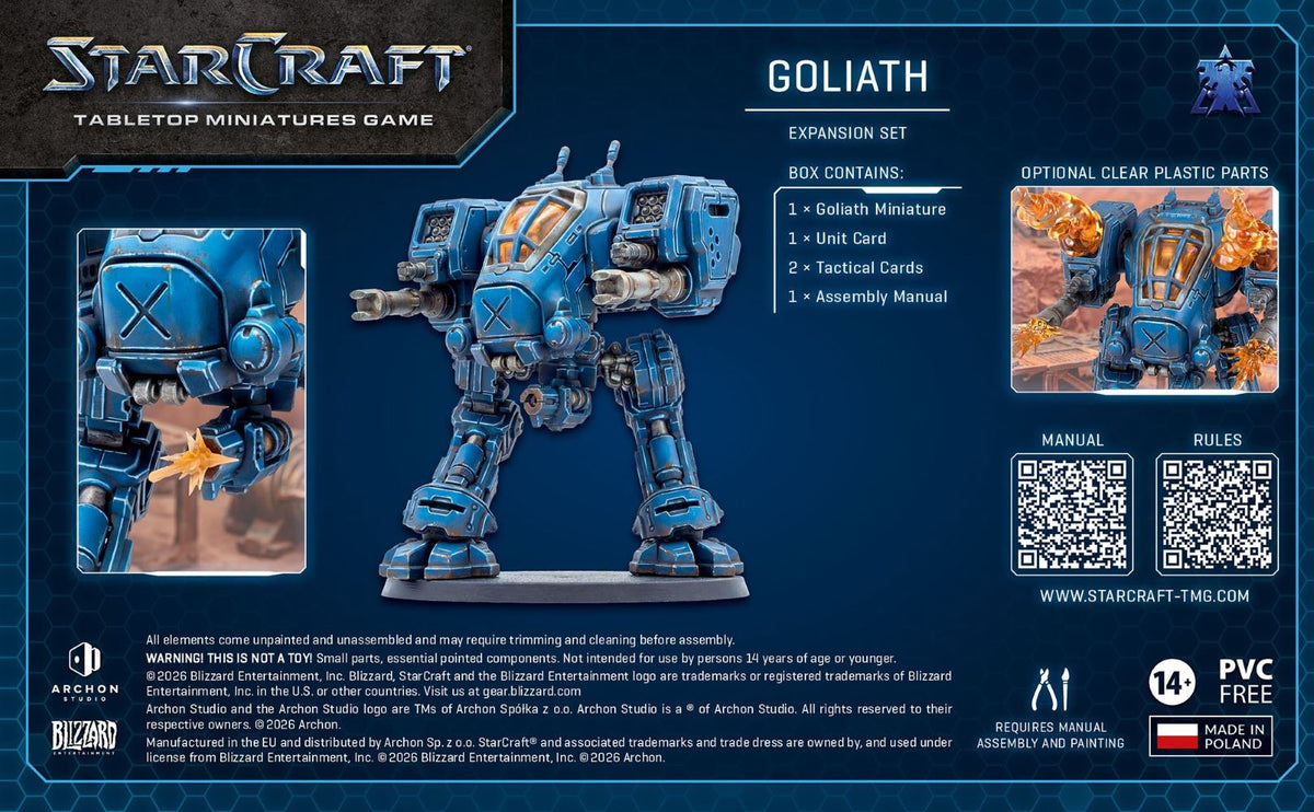 StarCraft Tabletop Miniatures Game: Terran - Goliath *Expected Release Date of Q3 2026*