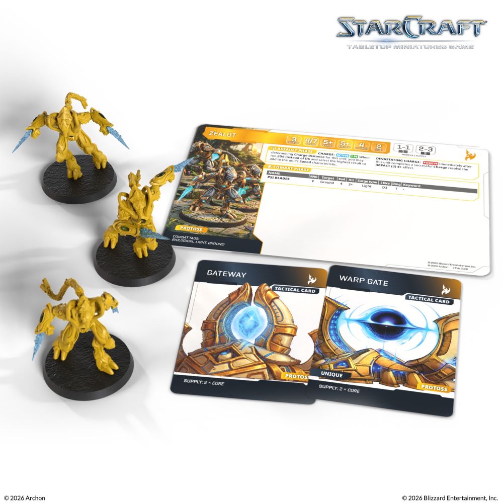 StarCraft Tabletop Miniatures Game: Protoss - Zealot *Expected Release Date of Q3 2026*