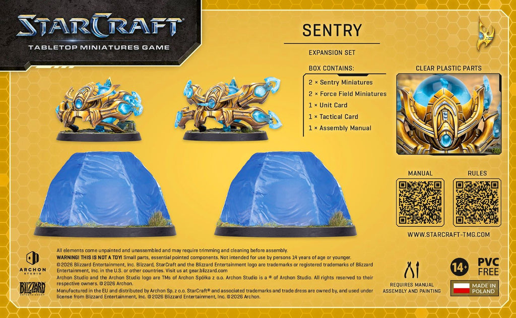 StarCraft Tabletop Miniatures Game: Protoss - Sentry *Expected Release Date of Q3 2026*