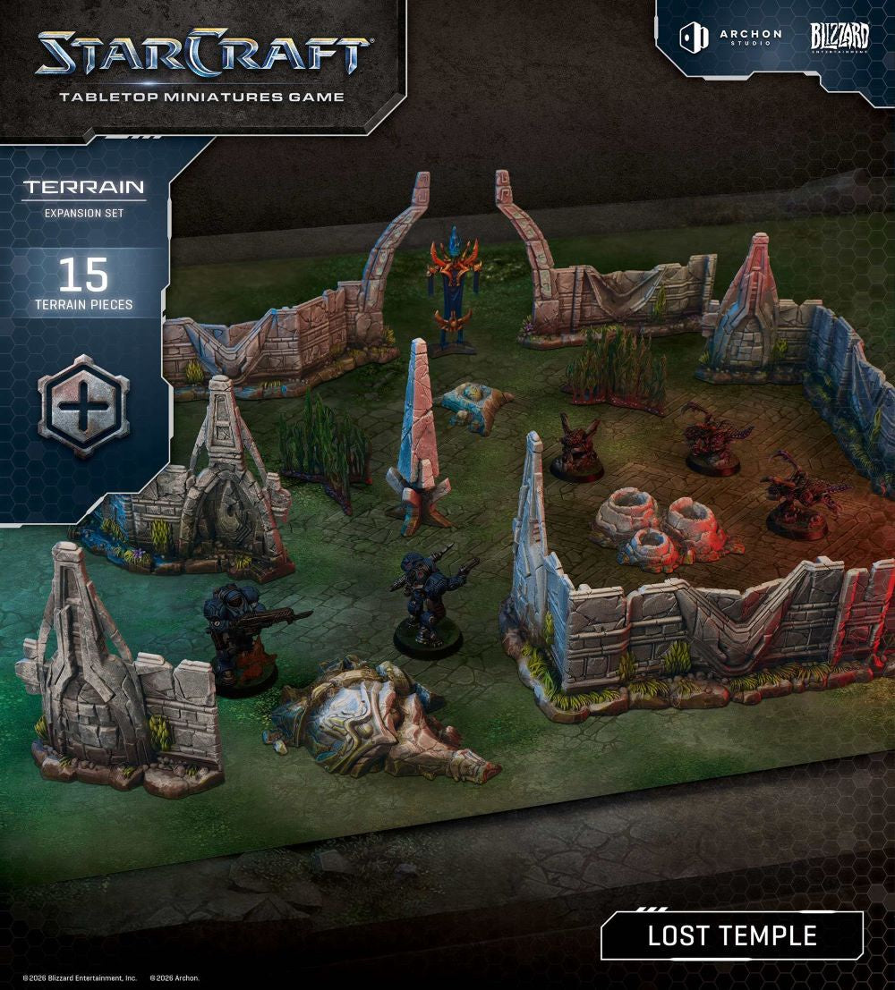 StarCraft Tabletop Miniatures Game: Accessories - Lost Temple Terrain *Expected Release Date Q3 2026*