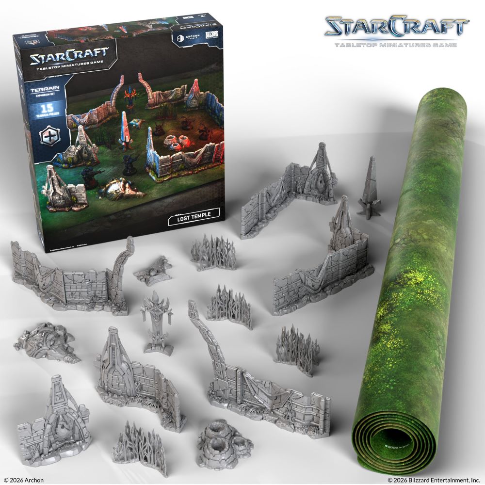 StarCraft Tabletop Miniatures Game: Accessories - Lost Temple Terrain *Expected Release Date Q3 2026*