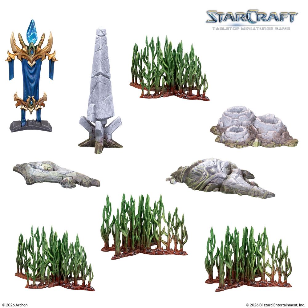 StarCraft Tabletop Miniatures Game: Accessories - Lost Temple Terrain *Expected Release Date Q3 2026*