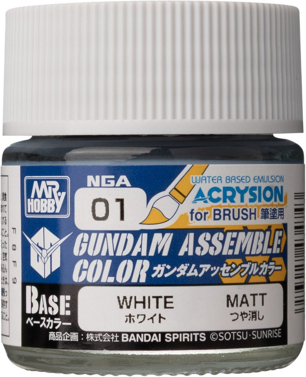 Gundam Assemble: Color White - Base Paint *Expected Release Date of 10-30-2026*